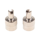 2x Valve Stem Caps with Core Remover - Universal Fit !