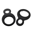 2Pcs Stainless Steel Tie Down Strap Rings for Motorcycle Dirt Bike ATV UTV
