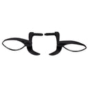 Motorcycle Side Mirrors Bar End with Brake Clutch Levers Handlebar Guard