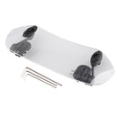 28cm Motorcycle Clip-on Windshield Windscreen Extension Deflector Universal