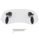 28cm Motorcycle Clip-on Windshield Windscreen Extension Deflector Universal