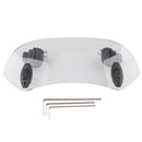 28cm Motorcycle Clip-on Windshield Windscreen Extension Deflector Universal