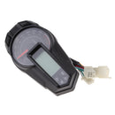 LCD Digital Motorcycle Odometer Speedometer Tachometer Gauge Meter
