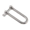 1/4 Inch Boat Marine 304 Stainless Steel Long Anchor D Shackle with Pin