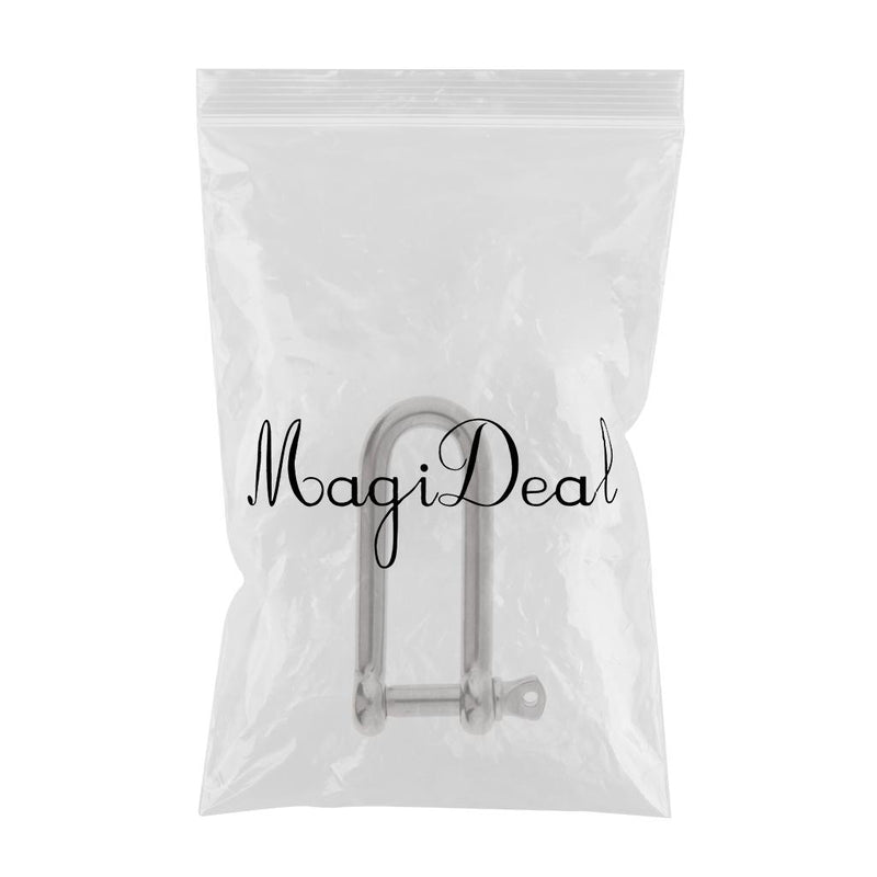 1/4 Inch Boat Marine 304 Stainless Steel Long Anchor D Shackle with Pin