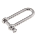 1/4 Inch Boat Marine 304 Stainless Steel Long Anchor D Shackle with Pin