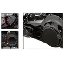 Motorcycle Black Timing Accessories Engine Derby Timer Cover For Harley XL 883 1200 (Set of 2pcs)