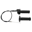 7/8 Inch Twist Handle Throttle Grip Tube & Cable for 110cc 125cc Pit Dirt Bikes ATV