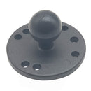 1 Inch 25mm Rubber Ball Round Base Adapter With 6mm Holes For Motorcycle