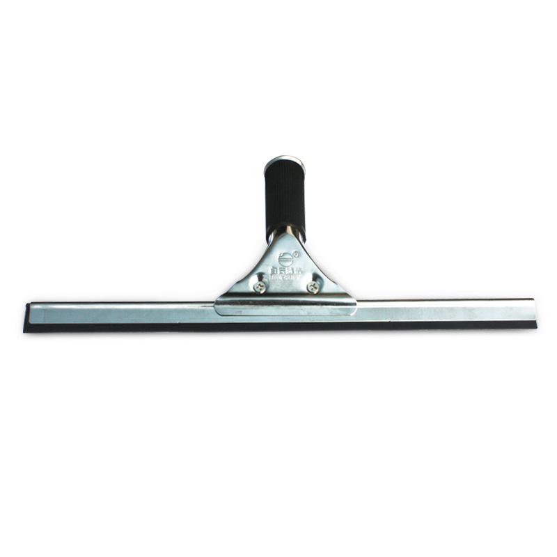 Stainless Steel Glass Window Cleaner Rubber Brushes Wiper Cleaning Tool