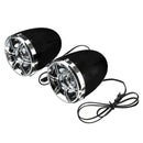 Waterproof Motorcycle LED bluetooth Handlebar Audio System LCD Clock Display FM Radio Stereo Amplifier Speaker