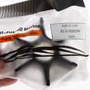 (Black) Flexible Water Pump Impeller Marine Impeller Kit Fits For Johnson HJB-O-119