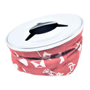 Stainless Steel Windproof Bean Bag Ashtray Cigarette Holder Red for Marine Boat RV Car