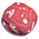 Stainless Steel Windproof Bean Bag Ashtray Cigarette Holder Red for Marine Boat RV Car