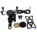 Bicycle&Electric Bike&Motorcycle Phone Holder, Phone Mount Holder,with Shock-Absorbing Padding,360Â° Rotation Suitable for Most Smartphones (Black)