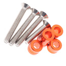 1 Piece Front Sprocket Chain Protector with Orange Surface for KTM 125 200