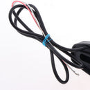 2X Motorcycle LED Turn Signal Light Blinker Indicator Side Marker Integrated Black Racing Side Rear View Mirror for Honda