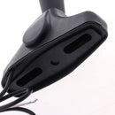 2X Motorcycle LED Turn Signal Light Blinker Indicator Side Marker Integrated Black Racing Side Rear View Mirror for Honda
