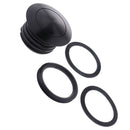 Aluminum Black Flush Pop-up Vented Fuel Tank Gas Cap Fits for 1982-2017 Harley Glide
