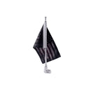Motorcycle Flag Pole Mount and USA Flag ?Motorcycle Flagpole Mount for Honda Goldwing Yamaha VTX Etc ?Retro Style?