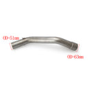 Motorcycle Exhaust Muffler Middle Link Pipe For Kawasaki ZX-10R 2008-2010