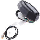 LCD Digital Backlight Motorcycle Odometer SpeedometerTachometer Gauge ED