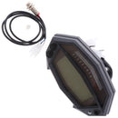 LCD Digital Backlight Motorcycle Odometer SpeedometerTachometer Gauge ED