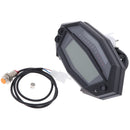 LCD Digital Backlight Motorcycle Odometer SpeedometerTachometer Gauge ED