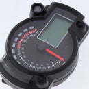 ABS Plastic Motorbike 12V Speedometer Tachometer Digital Odometer LCD Gauge
