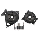 2pcs Derby Timer Cover Engine Stator Cover for Kawasaki Z800 Z 800 Z750 Z 750, Black