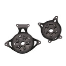 2pcs Derby Timer Cover Engine Stator Cover for Kawasaki Z800 Z 800 Z750 Z 750, Black