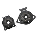 2pcs Derby Timer Cover Engine Stator Cover for Kawasaki Z800 Z 800 Z750 Z 750, Black