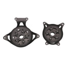 2pcs Derby Timer Cover Engine Stator Cover for Kawasaki Z800 Z 800 Z750 Z 750, Black