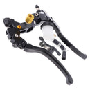 Motorcycle Clutch Brake Levers Foldable Extending Handle Levers Black
