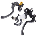 Motorcycle Clutch Brake Levers Foldable Extending Handle Levers Black