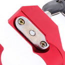 CNC Alloy Anti-Theft Brake Lever Lock - Motorcycle Handlebar Lock for Quad Dirt Bike Scooter Moped ATV (Red)