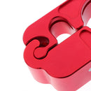 CNC Alloy Anti-Theft Brake Lever Lock - Motorcycle Handlebar Lock for Quad Dirt Bike Scooter Moped ATV (Red)