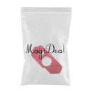 CNC Alloy Anti-Theft Brake Lever Lock - Motorcycle Handlebar Lock for Quad Dirt Bike Scooter Moped ATV (Red)