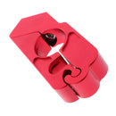 CNC Alloy Anti-Theft Brake Lever Lock - Motorcycle Handlebar Lock for Quad Dirt Bike Scooter Moped ATV (Red)