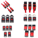 Set Of 3 Quick Release Buckle, Heavy Duty Motorcycle Safe Bike Helmets Speed Clip Chin Strap Disconnect Buckle