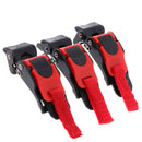 Set Of 3 Quick Release Buckle, Heavy Duty Motorcycle Safe Bike Helmets Speed Clip Chin Strap Disconnect Buckle