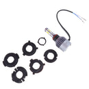 H4 LED Headlight Bulbs Conversion Kit, 40W 4000LM 6500K Cool White, High Low Beam
