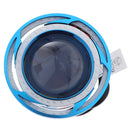 Univeral 10W 1200LM LED Motorcycle Headlight With White LED Halo Rings Blue