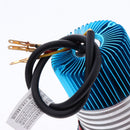 Univeral 10W 1200LM LED Motorcycle Headlight With White LED Halo Rings Blue