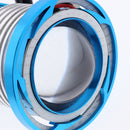 Univeral 10W 1200LM LED Motorcycle Headlight With White LED Halo Rings Blue