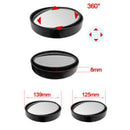 1 Pair 1.75 inch Round Side Rear View Mirrors for Polaris RZR Ranger 900 XP4 1000 S900 1000 Car Safety Back Seat Rearview Mirror