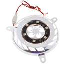 Motorcycle Scooter Light Flashing LED Plastic Fan Cover For GY6