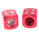 2 pcs Blue Dice Tire air Valve Stem Caps Car Truck Bike ATV Wheel Rims