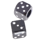 2 pcs Black Dice Tire air Valve Stem Caps Car Truck Bike ATV Wheel Rims