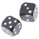2 pcs Black Dice Tire air Valve Stem Caps Car Truck Bike ATV Wheel Rims